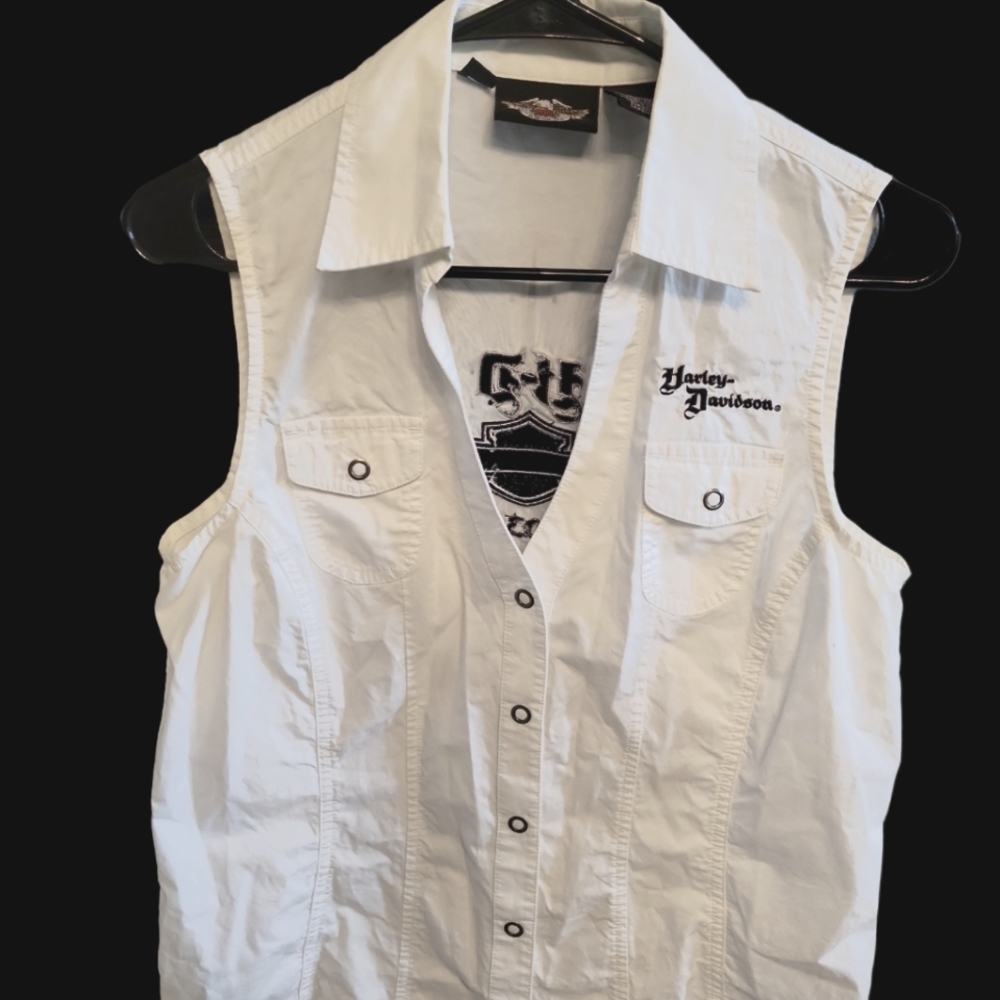 Womens Harley Davidson Button Up